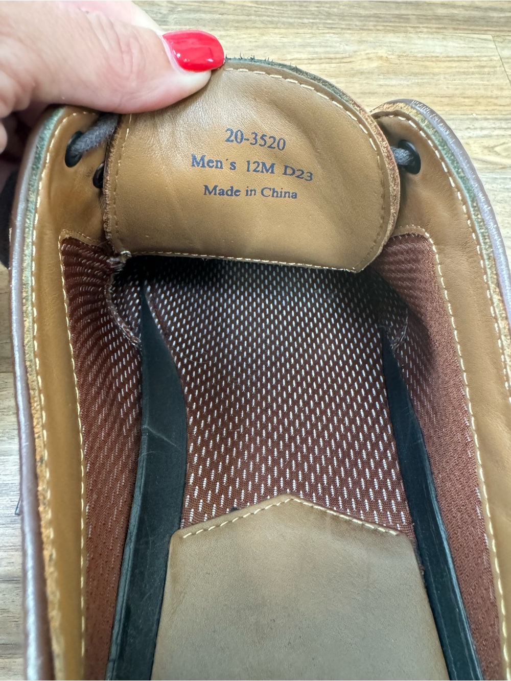 Johnston & Murphy Upton Plain Toe Brown Leather Oxford Men’s 12M TRU Comfort - Picture 8 of 12